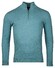 Baileys Half Zip Single Knit Near Uni Color Trui Sky Blue Melange