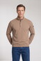 Baileys Half Zip Small Buttons Sweatshirt Pullover Ash Grey