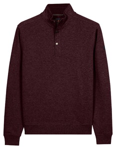 Baileys Half Zip Small Buttons Sweatshirt Pullover Dark Cassis