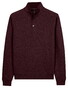 Baileys Half Zip Small Buttons Sweatshirt Trui Dark Cassis