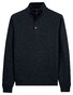 Baileys Half Zip Small Buttons Sweatshirt Trui Navy