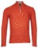 Baileys Half Zip Structure Knit Pullover Red Earth