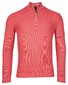 Baileys Half Zip Structure Knit Trui Dark Cerise