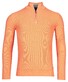 Baileys Half Zip Structure Knit Trui Mid Orange