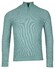Baileys Half Zip Structure Knit Zip Collar Pullover Aqua