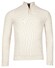 Baileys Half Zip Structure Knit Zip Collar Trui Kitt Melange