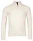 Baileys Half Zip Structure Knit Zip Collar Trui Kitt Melange