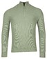 Baileys Half Zip Structure Knit Zip Collar Trui Misty Green Melange