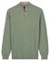 Baileys Half Zip Subtle Faux-Uni Structure Knit Pullover Misty Green
