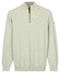 Baileys Half Zip Subtle Faux-Uni Structure Knit Pullover Pastel Green