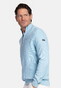 Baileys Half Zip Subtle Faux-Uni Structure Knit Trui Soft Blue