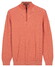 Baileys Half Zip Two-Tone Jacquard Allover Plated Trui Abrikoos