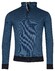Baileys Half Zip Two-Tone Oxford Doubleface Jacquard Interlock Pullover Navy