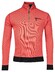 Baileys Half Zip Two-Tone Oxford Doubleface Jacquard Interlock Trui Dark Cerise