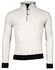 Baileys Half Zip Two-Tone Oxford Doubleface Jacquard Interlock Trui Kitt
