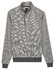 Baileys Half Zip Yarn Dyed Jacquard Interlock Pullover Soft Grey