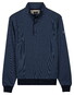 Baileys Half Zip Yarn Dyed Jacquard Interlock Trui Navy