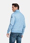 Baileys Half Zip Yarn Dyed Jacquard Interlock Trui Riviera Blue