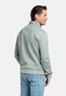 Baileys Half Zip Yarn Dyed Jacquard Interlock Trui Soft Green