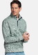 Baileys Half Zip Yarn Dyed Jacquard Interlock Trui Soft Green