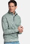 Baileys Half Zip Yarn Dyed Jacquard Interlock Trui Soft Green