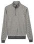 Baileys Half Zip Yarn Dyed Jacquard Interlock Trui Soft Grey