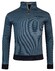 Baileys Halfzip 2-Tone Jacquard Sweatshirt Trui Raf Blue