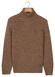 Baileys High Rollneck Faux Uni Wool Blend Trui Donker Taupe