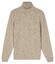 Baileys High Rollneck Front Cable Knit Wool Blend Trui Kitt