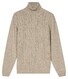 Baileys High Rollneck Front Cable Knit Wool Blend Trui Kitt