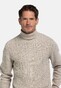Baileys High Rollneck Front Cable Knit Wool Blend Trui Kitt