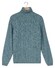 Baileys High Rollneck Front Cable Knit Wool Blend Trui Sky Blue