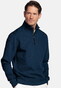 Baileys Jacquard Doubleface Sweat Half Zip Trui Dark Blue