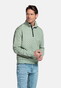 Baileys Jacquard Doubleface Sweat Half Zip Trui Misty Green