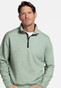 Baileys Jacquard Doubleface Sweat Half Zip Trui Misty Green