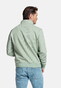 Baileys Jacquard Doubleface Sweat Half Zip Trui Misty Green