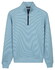 Baileys Jacquard Doubleface Sweat Half Zip Trui Sky Blue