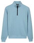 Baileys Jacquard Doubleface Sweat Half Zip Trui Sky Blue