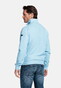Baileys Jacquard Doubleface Sweat Half Zip Trui Sky Blue