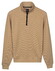 Baileys Jacquard Doubleface Sweat Half Zip Trui Zand