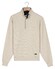 Baileys Jacquard Texture Uni Color Sweat Zip Collar Trui Kitt