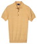Baileys Knitted Short Sleeve Faux-Uni Polo Geel