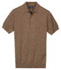 Baileys Knitted Short Sleeve Faux-Uni Polo Taupe
