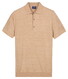 Baileys Knitted Short Sleeve Faux-Uni Polo Zand