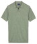 Baileys Knitted Short Sleeve No-Button Collar Polo Misty Green