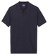 Baileys Knitted Short Sleeve No-Button Collar Polo Navy