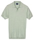 Baileys Knitted Short Sleeve No-Button Collar Polo Pastel Groen