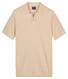 Baileys Knitted Short Sleeve No-Button Collar Polo Shell