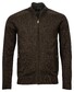 Baileys Lambswool Cardigan Zip Single Knit Vest Dark Brown