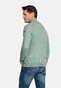 Baileys Lambswool Half Zip Buttons Sleeve Rib Details Trui Misty Green